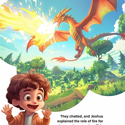 Joshua's Dragon teaching Dragon to breathe fire