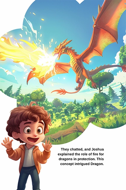 Joshua's Dragon teaching Dragon to breathe fire