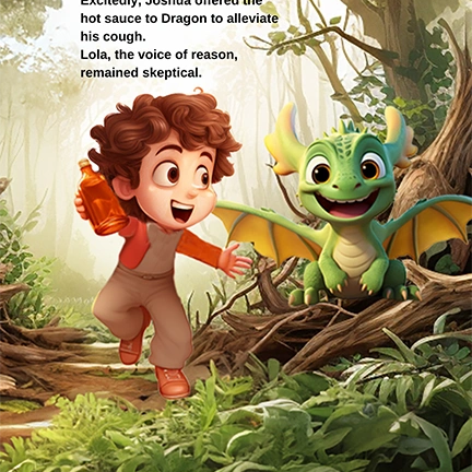 Joshua's Dragon teaching Dragon to breathe fire