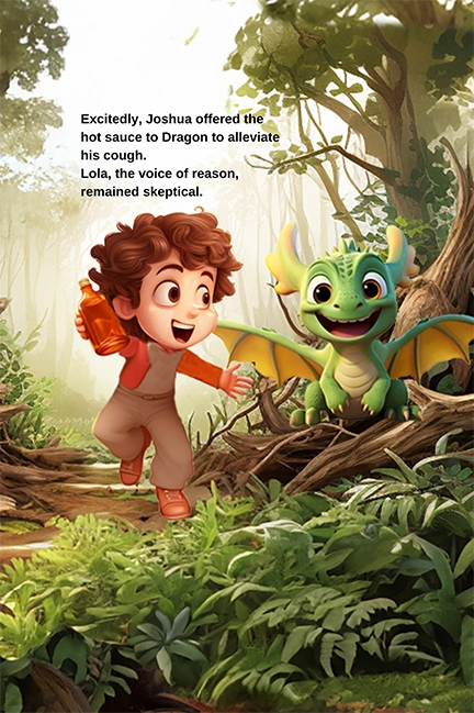 Joshua's Dragon teaching Dragon to breathe fire