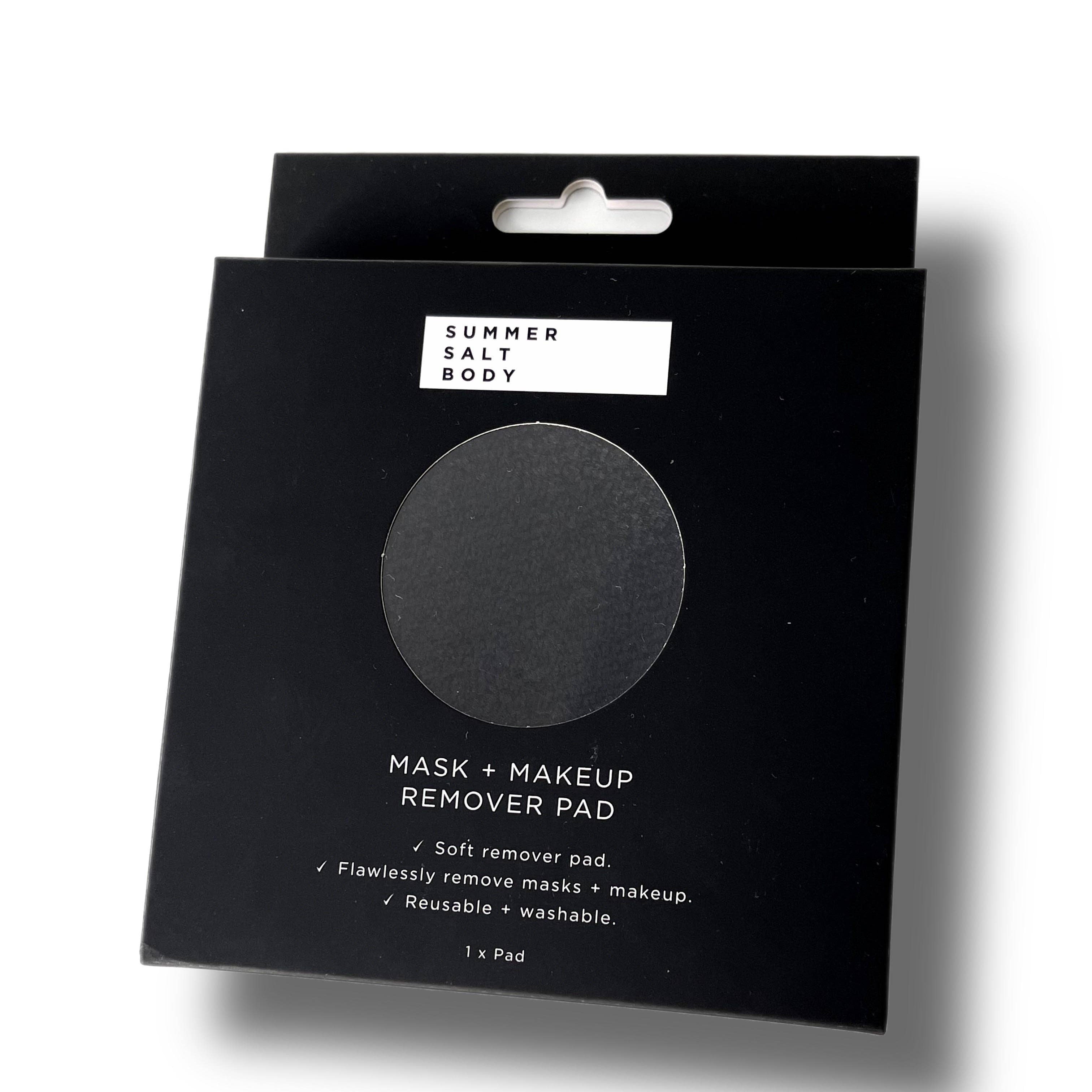 Summer Salt Body Mask and Makeup remover pad boxed