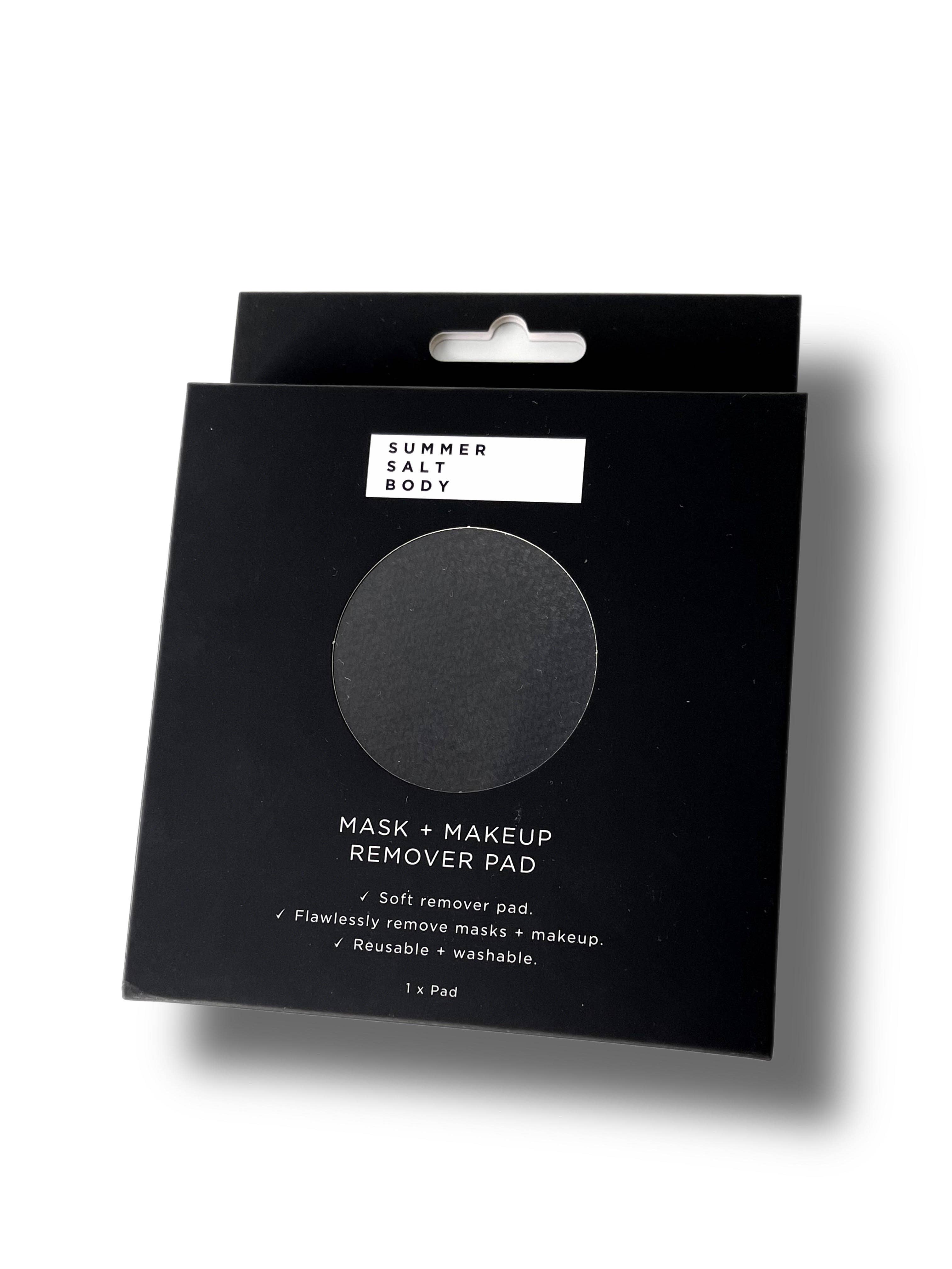 Summer Salt Body Mask and Makeup remover pad boxed