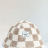 Herschel Supply Apparel & Accessories Faun/Whitecap Grey checker / L/XL Herschel Supply, Henderson Faux Mohair Bucket Hat