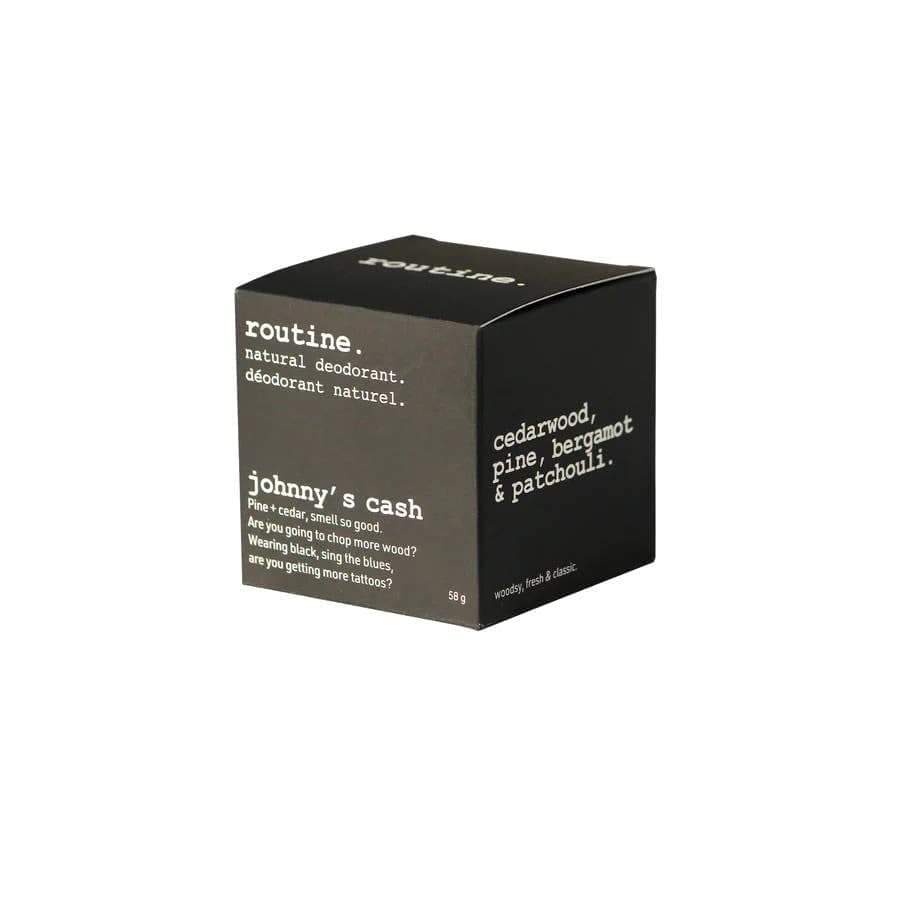Routine Johnny's Cash (vegan: no beeswax) 58g Deodorant JAR