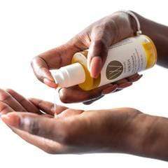 WildCraft Face Wash Wildcraft, Wash Oil Cleanser dispensing into palm