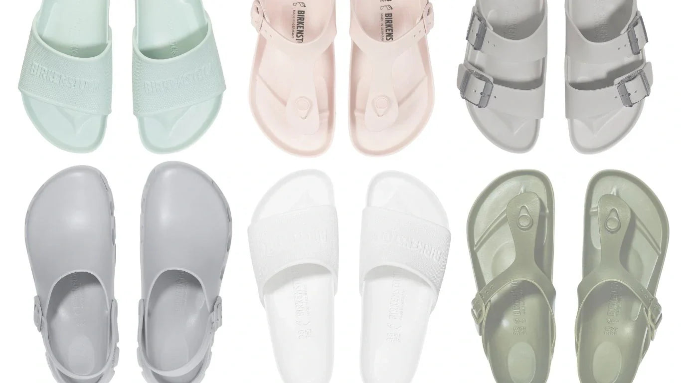 Birkenstock EVA sandals in stlyes Barbados, Arizona, Birki Flow and Gizeh