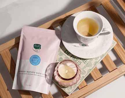 Made in Canada, Midnight Paloma, bath salts, relax, enjoy the moments
