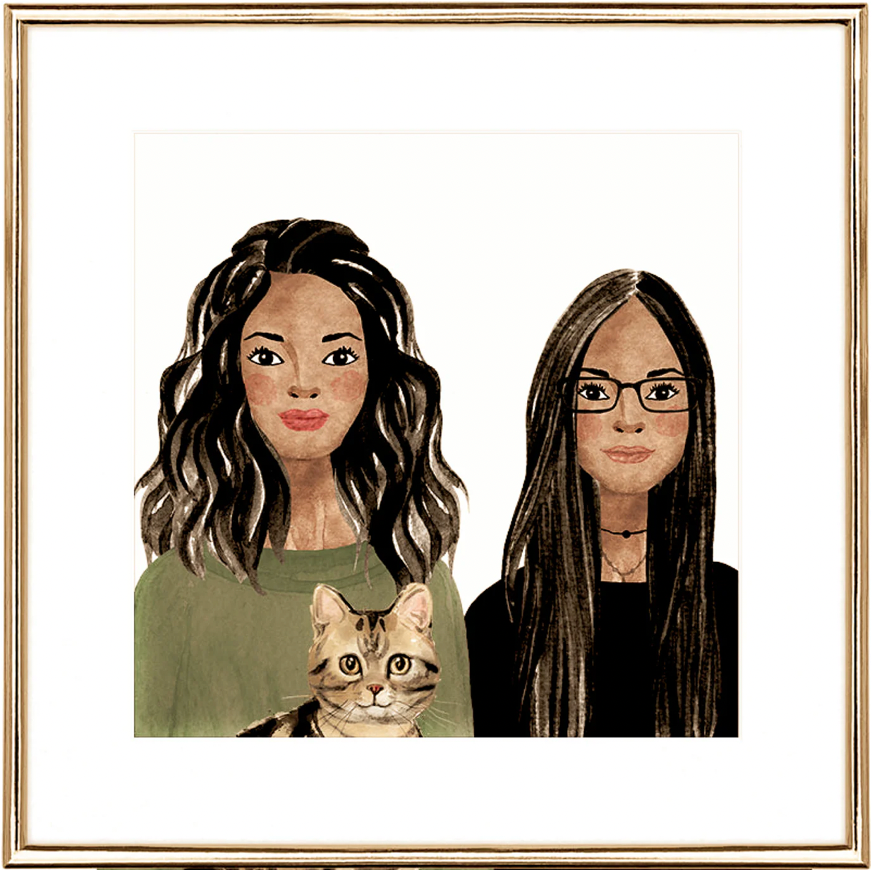 Sisters and their cat, founders of A Pleasant Thought, promoting self-care and self-love.