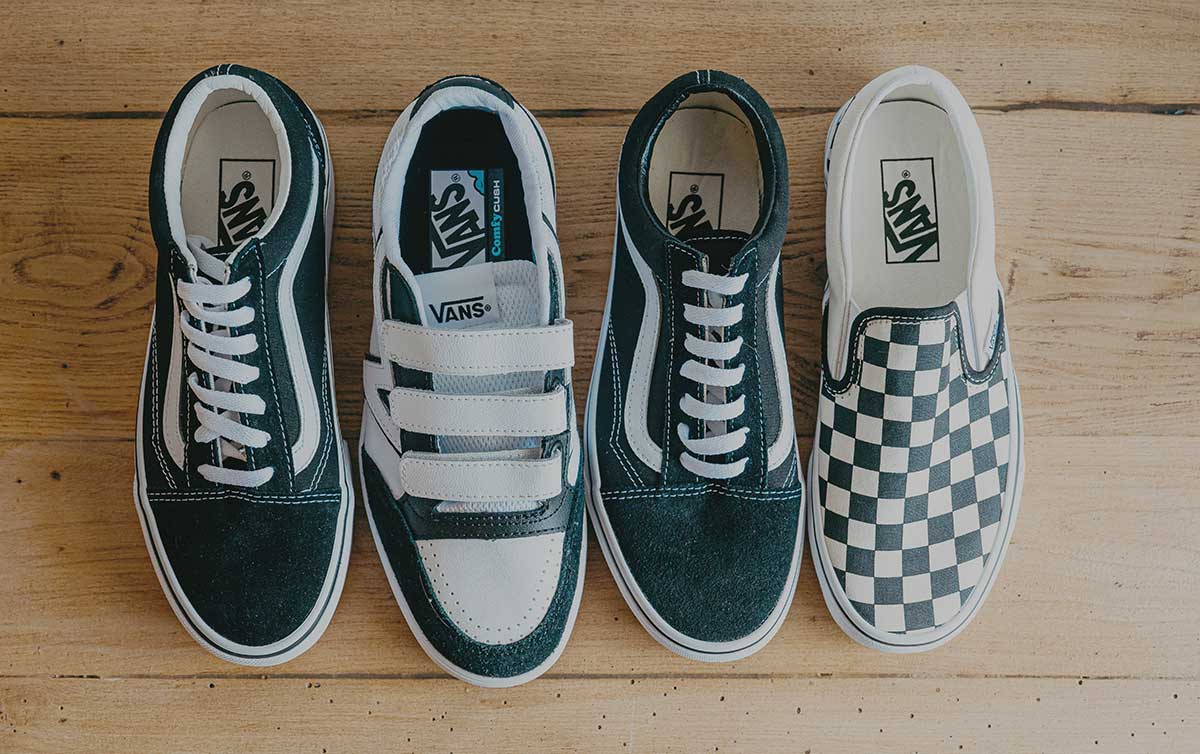 Vans Off the Wall old skool, classics, slip-on sneakers and apparel available at M&N Apothecary