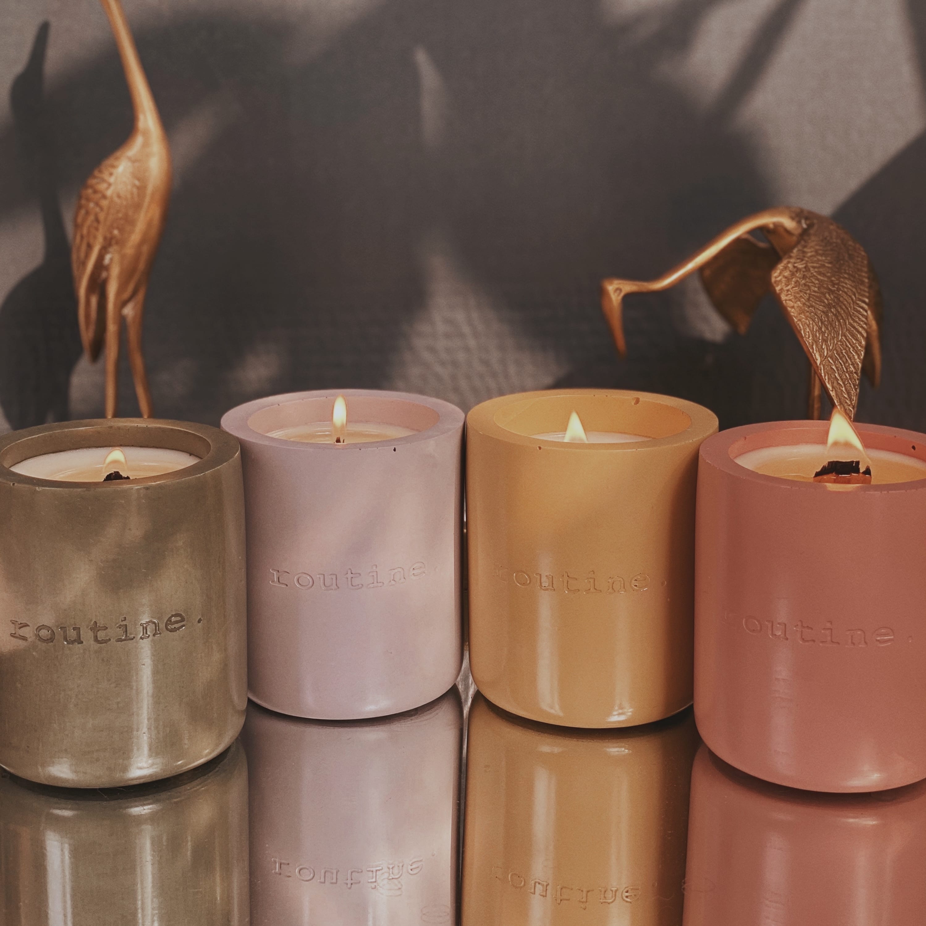 Candles, Routine, soy. all natural, fragrant matches, Pretty by Her, Commonfolk Collective
