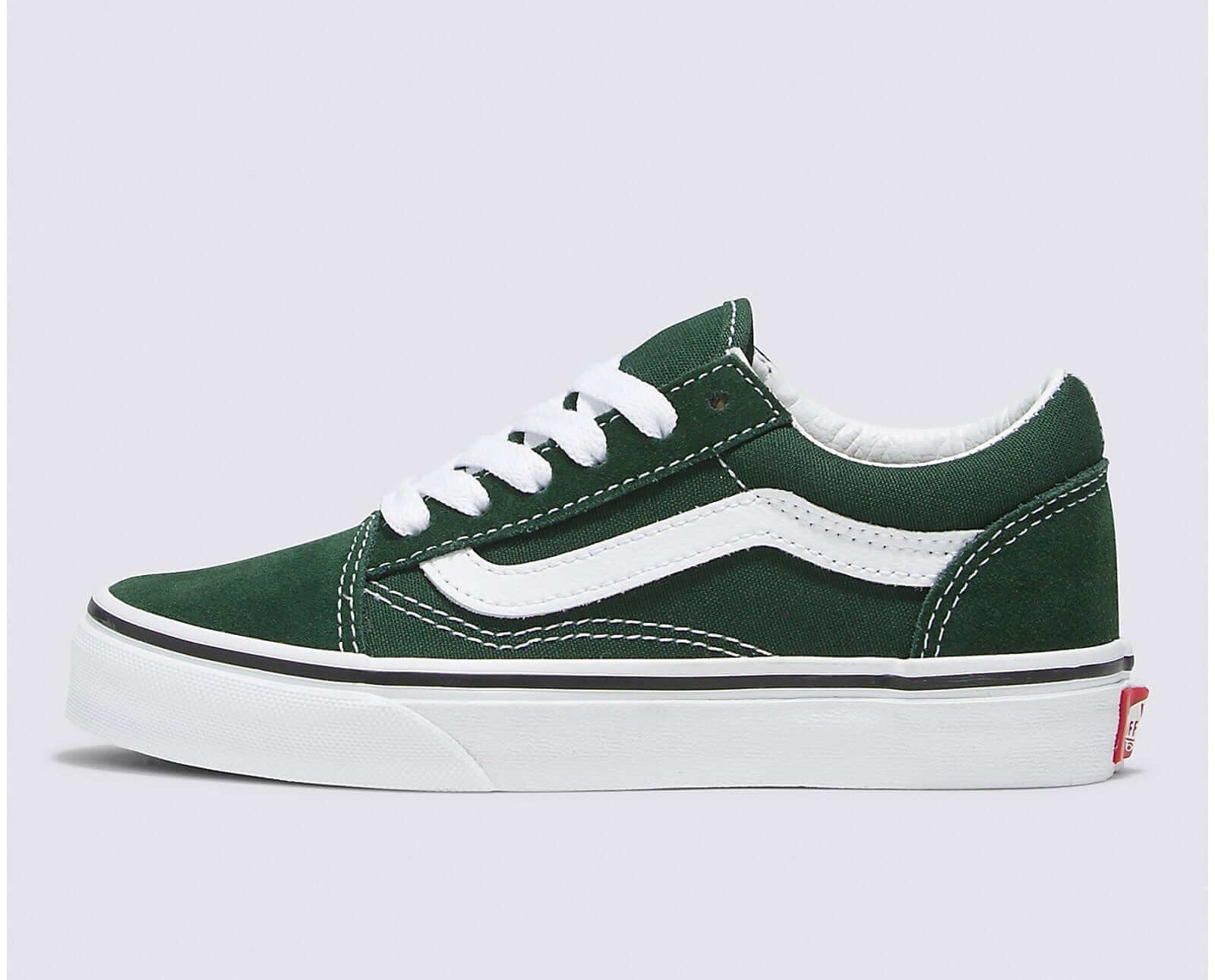 vans off the wall old skool sneaker kids green