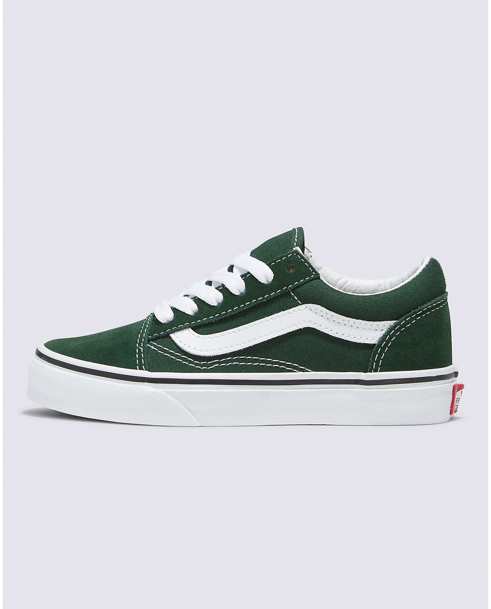 vans off the wall old skool sneaker kids green