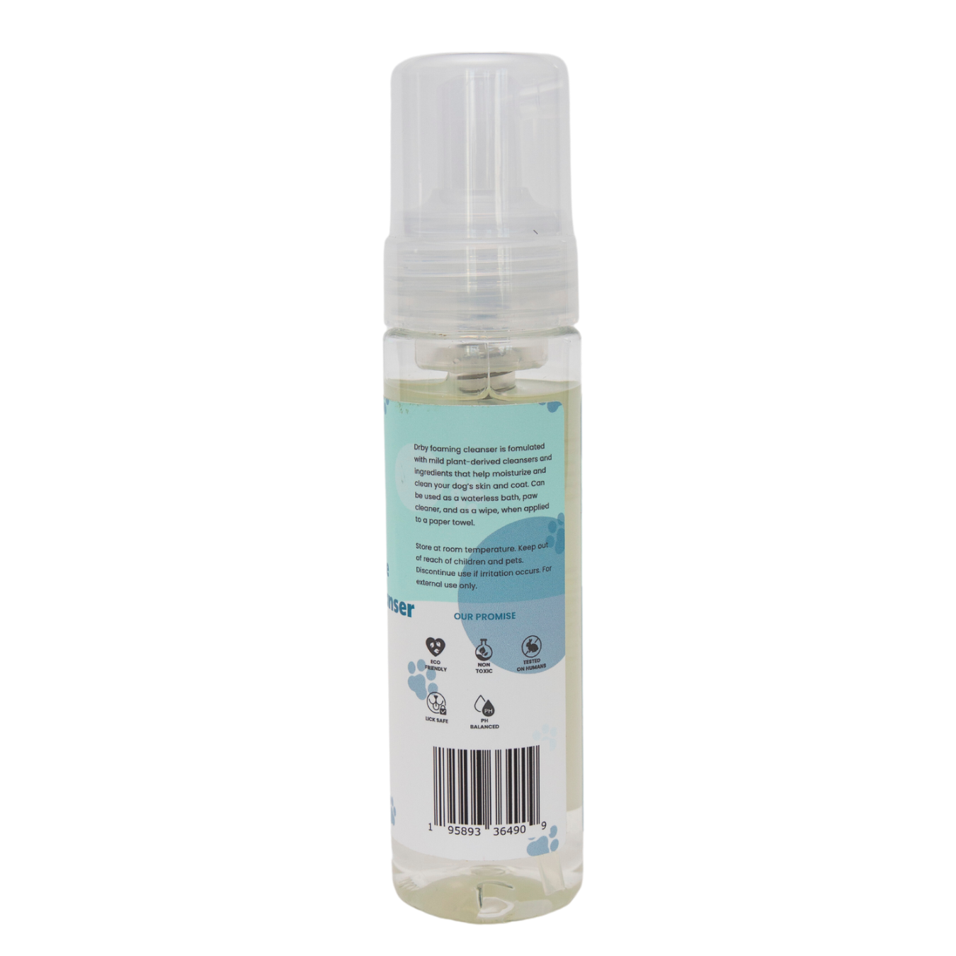 Drby Pet Co natrual rinse free foaming cleanser 2