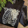 Bad to the Bone 2.0 Crewneck – Black Ribcage | Still North Design Co.
