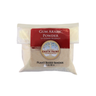 Packaged gum Arabic powder with a red label on a white background