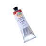 Tube of natural acrylic paint labeled 'Scarlet Red' on a white background