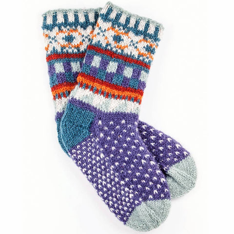 Kirstin - women's wool knit socks