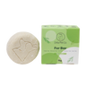 Pet fur bar and its packaging on a white background