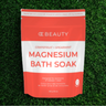 Grapefruit+ Spearmint Magnesium Bath Soak package on grass