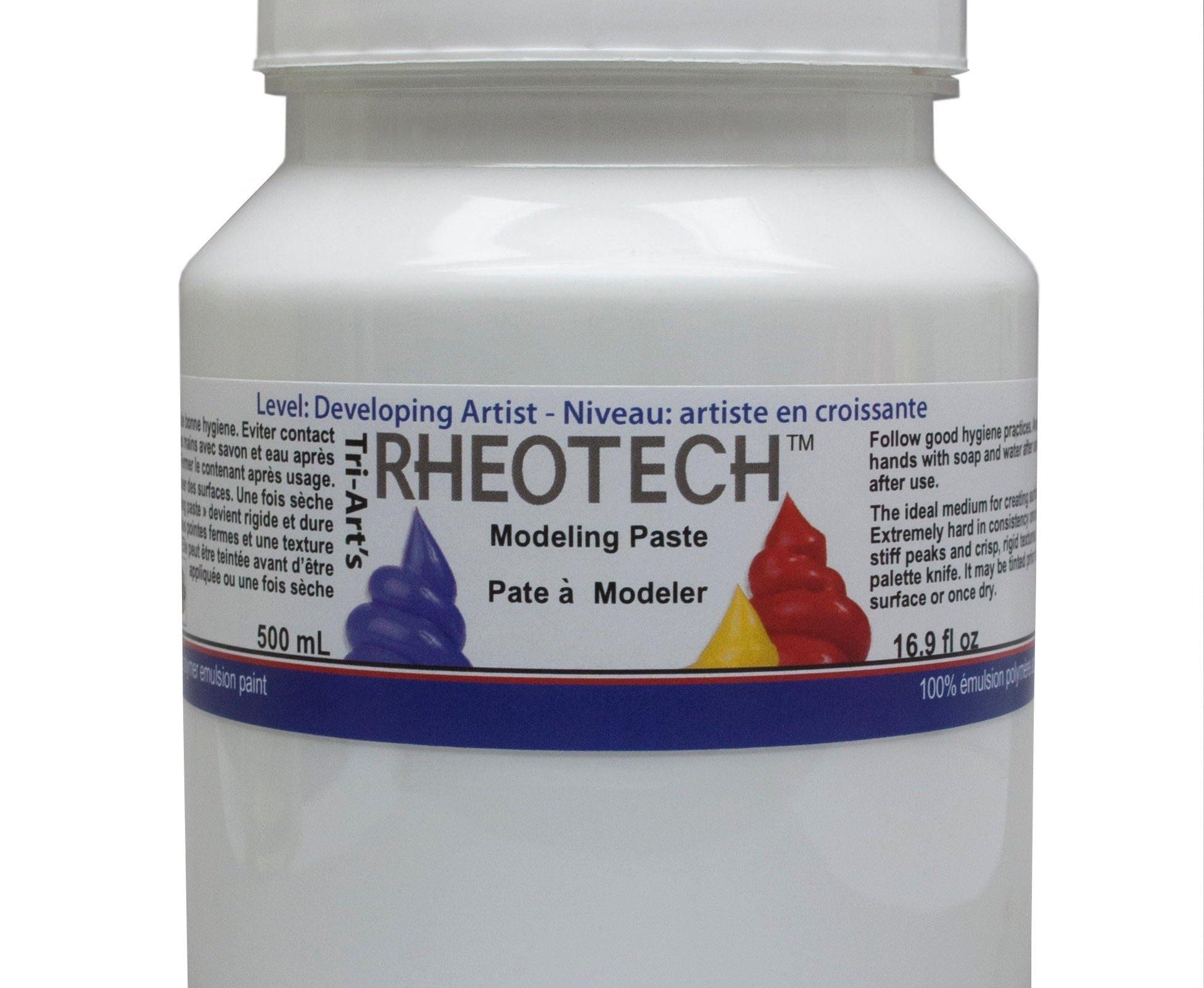 Jar of Rheotech Modeling Paste on a white background