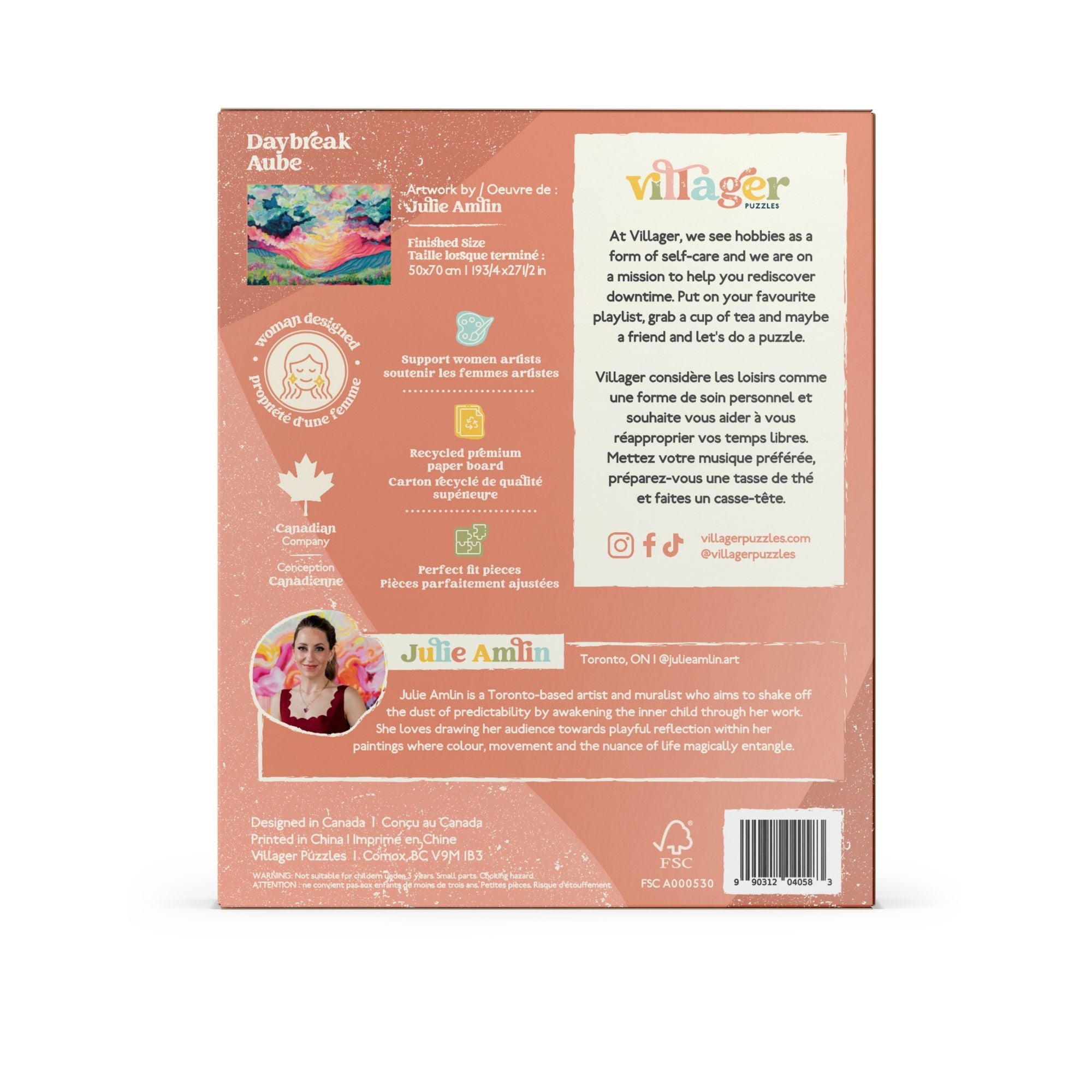 Back cover of Daybreak | 1000-Piece Puzzle for Adults