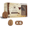 Box of Poseidn Espresso Martini cocktail bombs with two bombs displayed in front on a black background.
