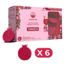 Box of Poseidn Sangria cocktail bombs with pink packaging and pomegranate design.