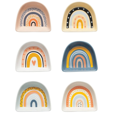 Rainbows Shaped Pinch Bowls Set of 6