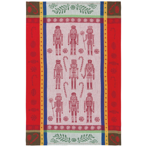 Nutcracker Christmas Jacquard Dishtowel