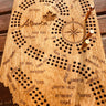 Cribbage Board – Alberta Map Shape, 3-Player Maple | Creations by Alfie