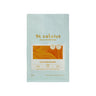 A 300g stand-up pouch of 94 celcius Micro-Torrefacteur coffee, featuring a white packaging design with a prominent orange graphic and gold lettering, set against a solid light blue background.