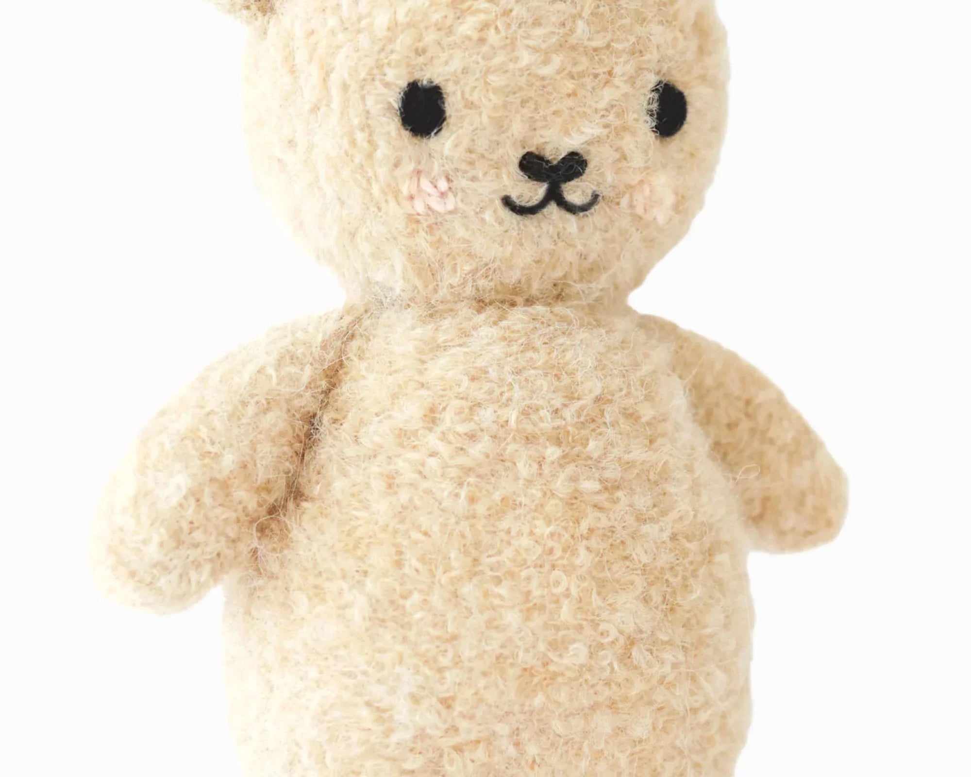 Wild Baby Bouclé Baby Bear – Honey – 7" Alpaca Plush
