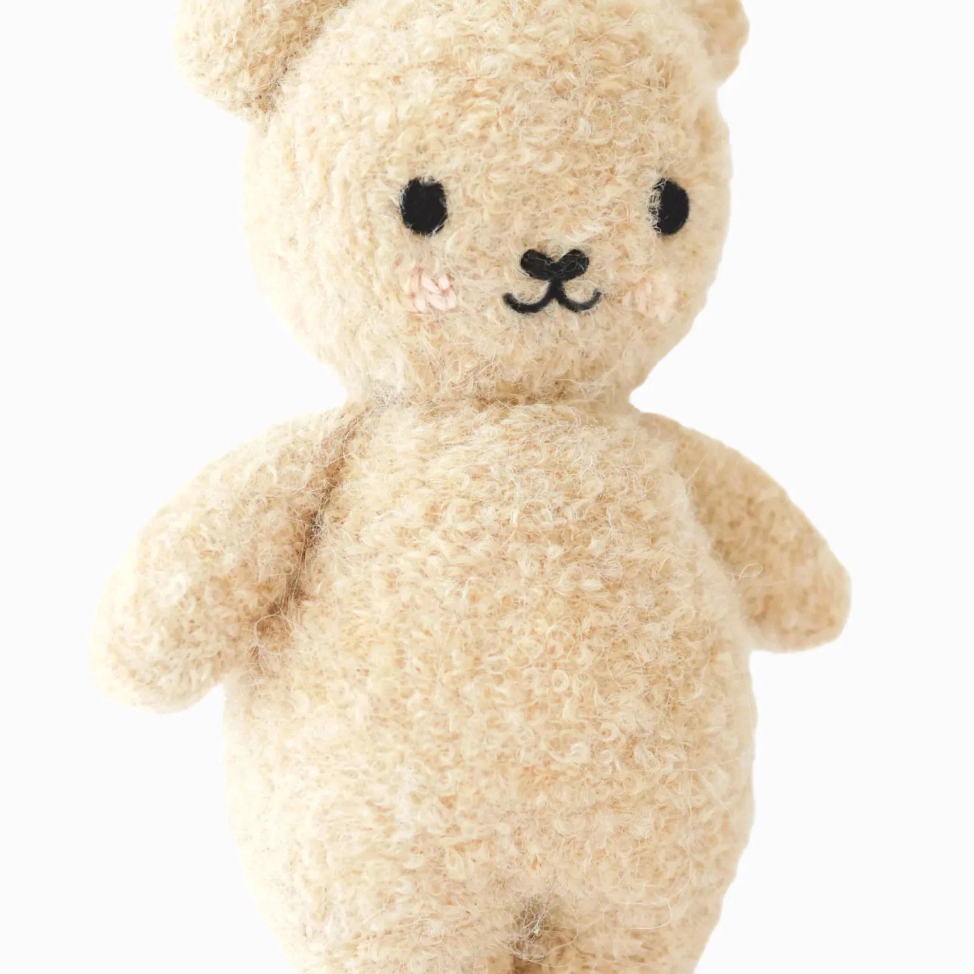 Wild Baby Bouclé Baby Bear – Honey – 7" Alpaca Plush