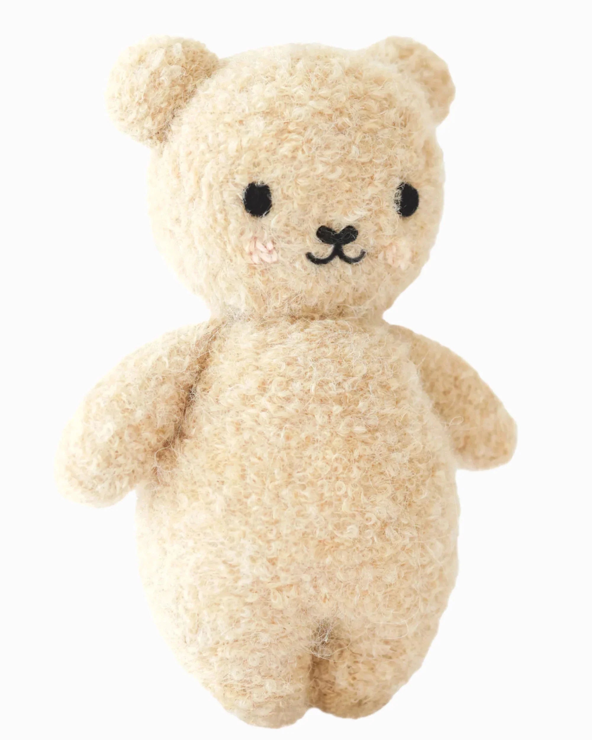 Wild Baby Bouclé Baby Bear – Honey – 7" Alpaca Plush