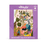 Villager 1000 piece puzzle packaging with a colorful illustration of cats and plants on a white background.