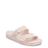 Birkenstock Arizona  EVA sandals in light rose multi color, featuring translucent buckles and a lightweight design.
