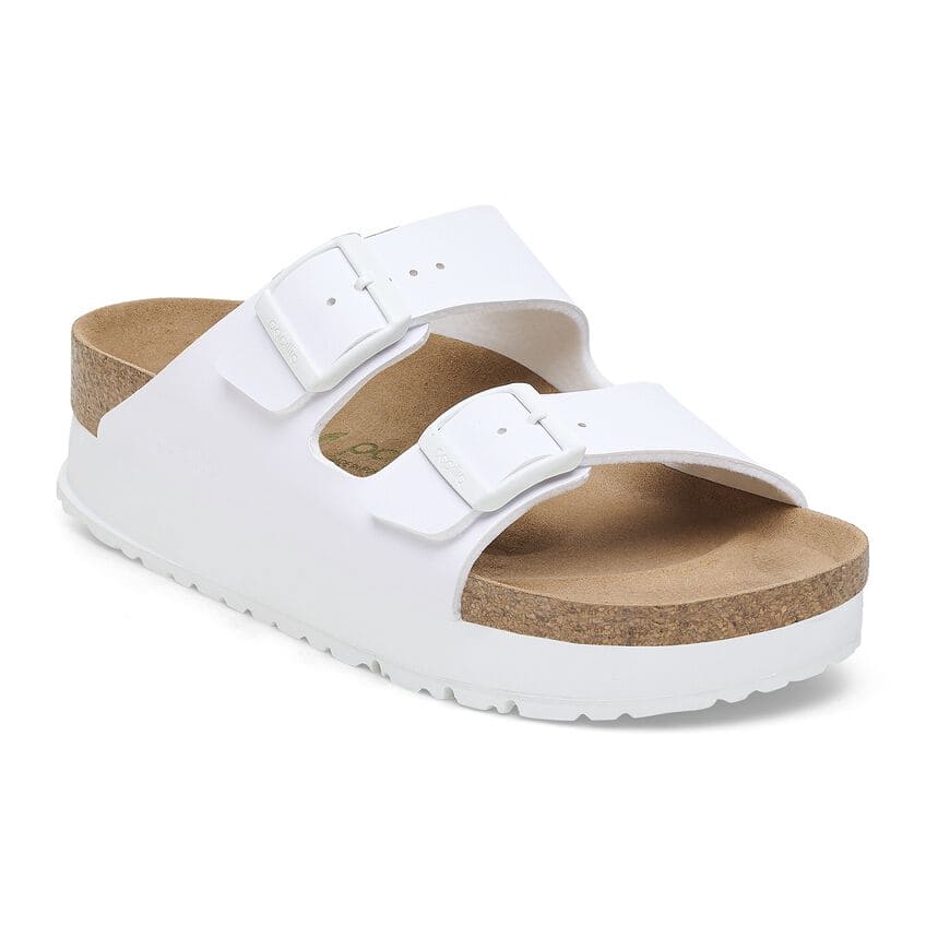 Birkenstock Women Papillio Flex White Platform sandals single