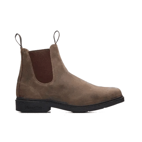 Blundstone 1391 thermal dress boot in rustic brown, featuring waterproof design and Thinsulate lining for winter comfort.