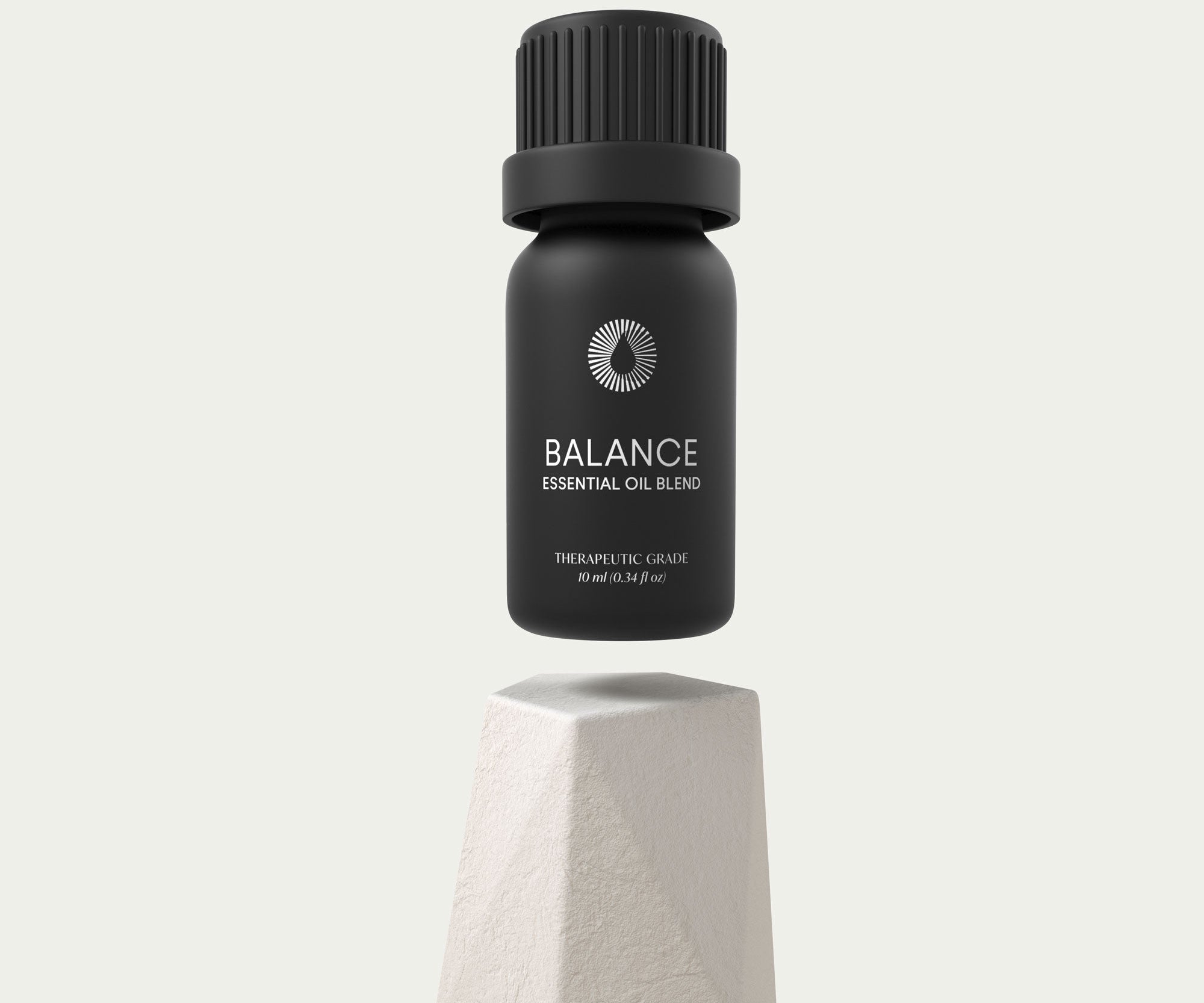 Black arrow-shaped object on a white background