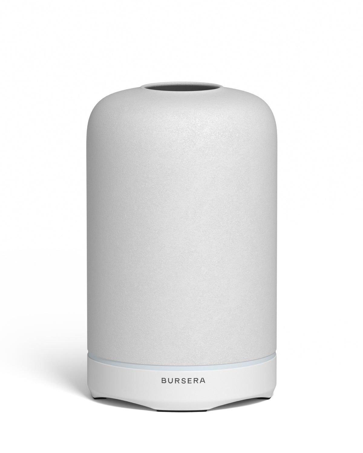 White cylindrical device with 'Burgera' branding on a white background