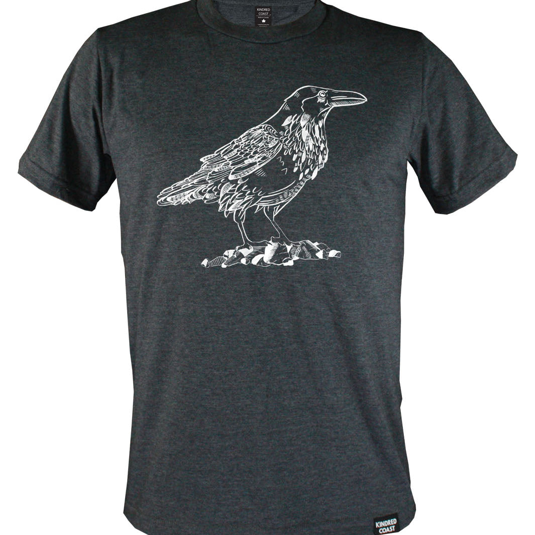 Kindred Coast - RAVEN - Unisex Eco Tee grey front 2