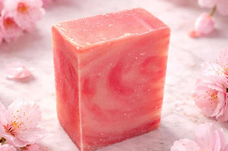 Eco Haven Japanese Cherry Blossom Soap Bar – Cherry Scent – Single Bar