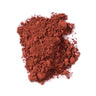 Red powder on a white background