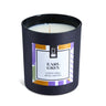 Citea Bergamot and Rose scented candle 8 oz black container on white