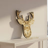 Cribbage Board – Deer Head with Antler Track, Wooden | Creations by Alfie