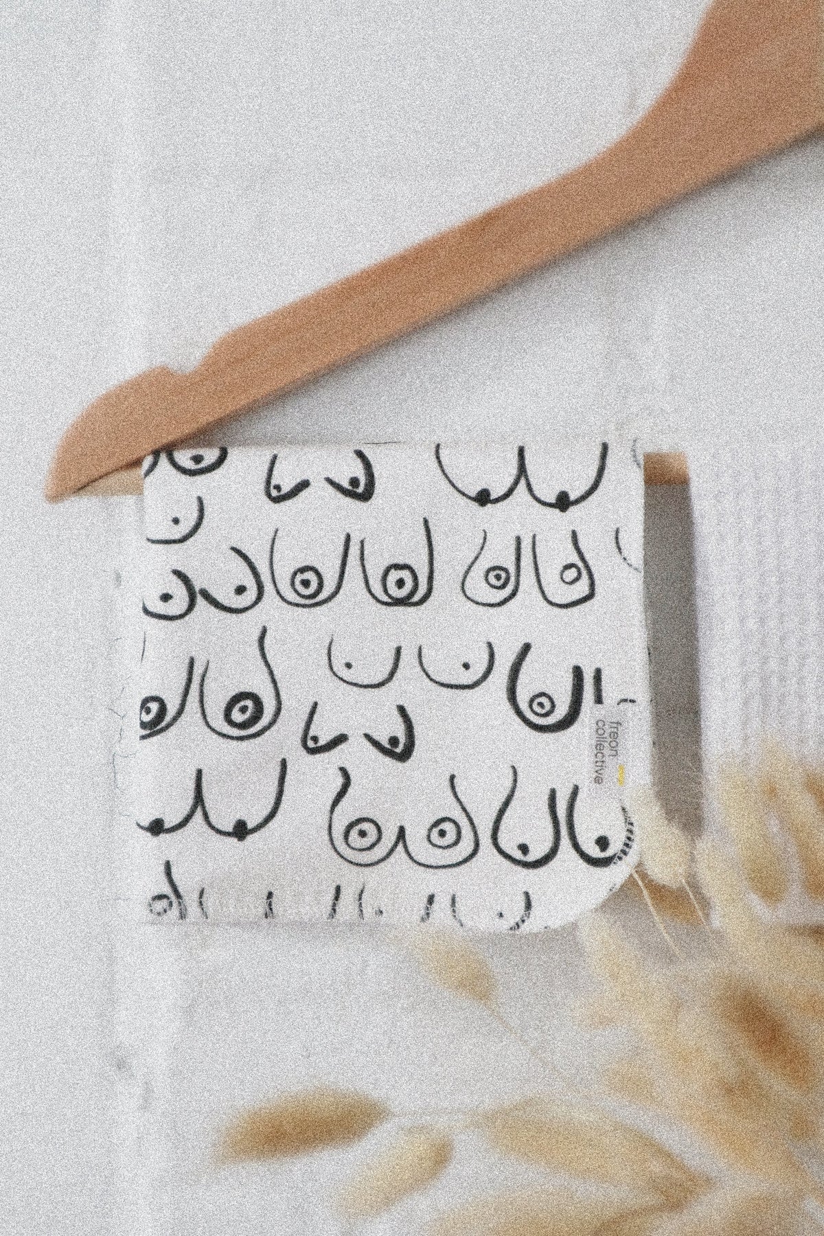 Black and white resuable cotton facecloths by Freon Collective 2