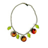 Handmade Autumn Leaf Charm Necklace Handmade Sassy Sacha Jewelry