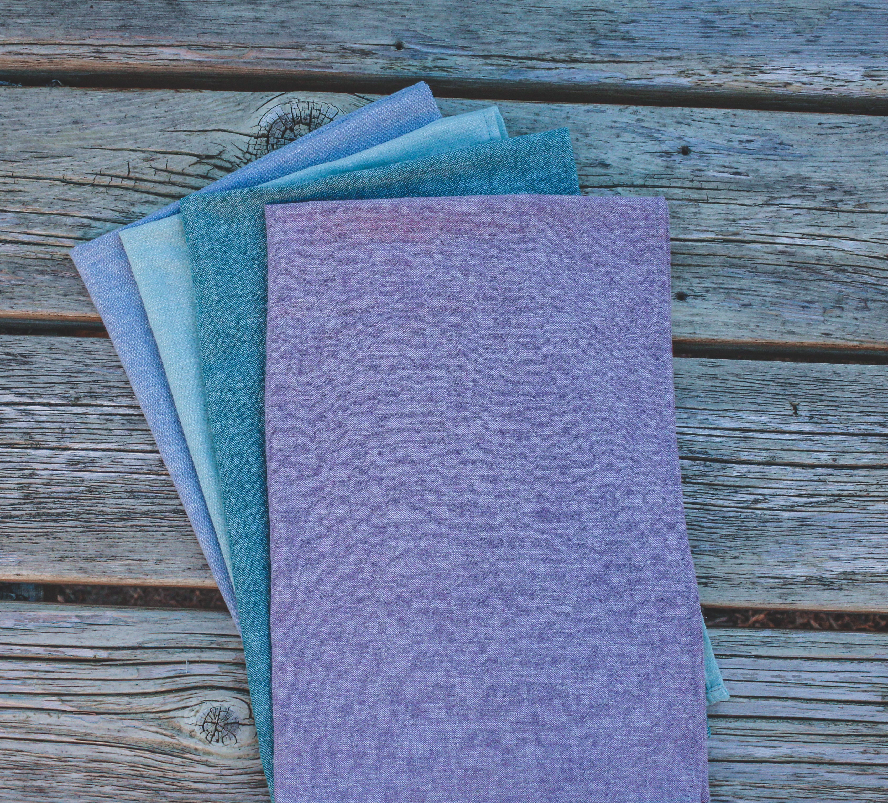 Organic Cotton & Hemp Tea Towels - Single and Packs from Kindred Coast