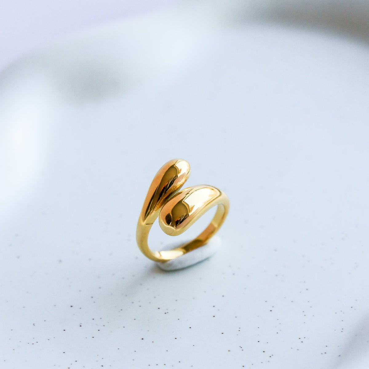 Open Ring – La Nocerra, Gold-Plated Stainless Steel | HoraceJewelry