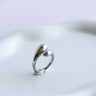 Open Ring – La Nocerra, Silver-Tone Stainless Steel | HoraceJewelry